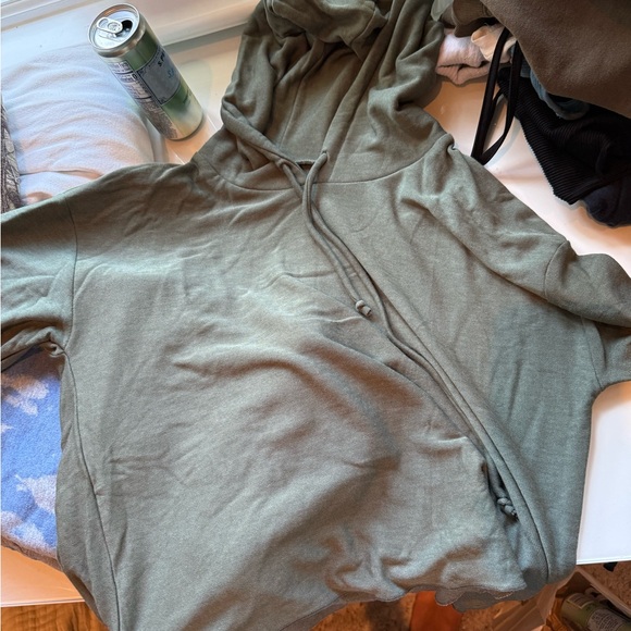 Olive Green Hoodie - Picture 1 of 2